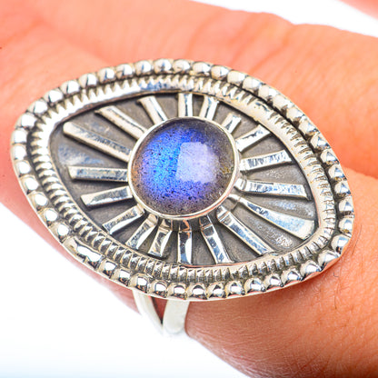 Labradorite Rings handcrafted by Ana Silver Co - RING73416