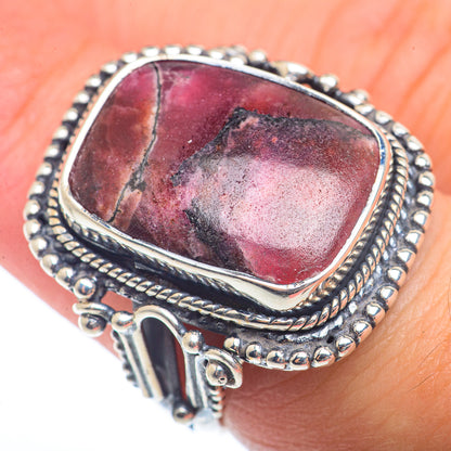 Russian Eudialyte Rings handcrafted by Ana Silver Co - RING73433