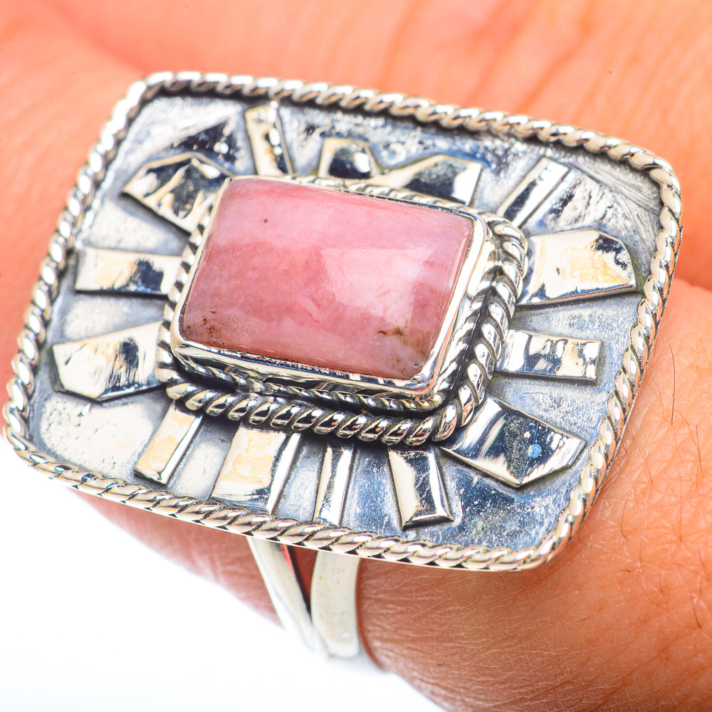Pink Opal Rings handcrafted by Ana Silver Co - RING73434