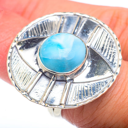 Larimar Rings handcrafted by Ana Silver Co - RING73453