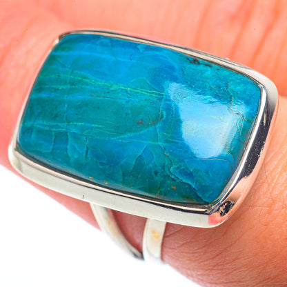 Chrysocolla Rings handcrafted by Ana Silver Co - RING73456