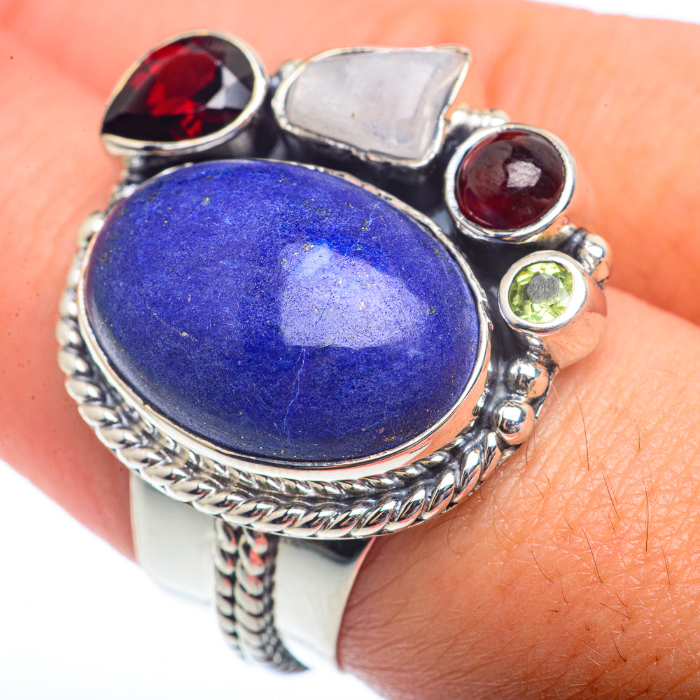 Lapis Lazuli Rings handcrafted by Ana Silver Co - RING73457