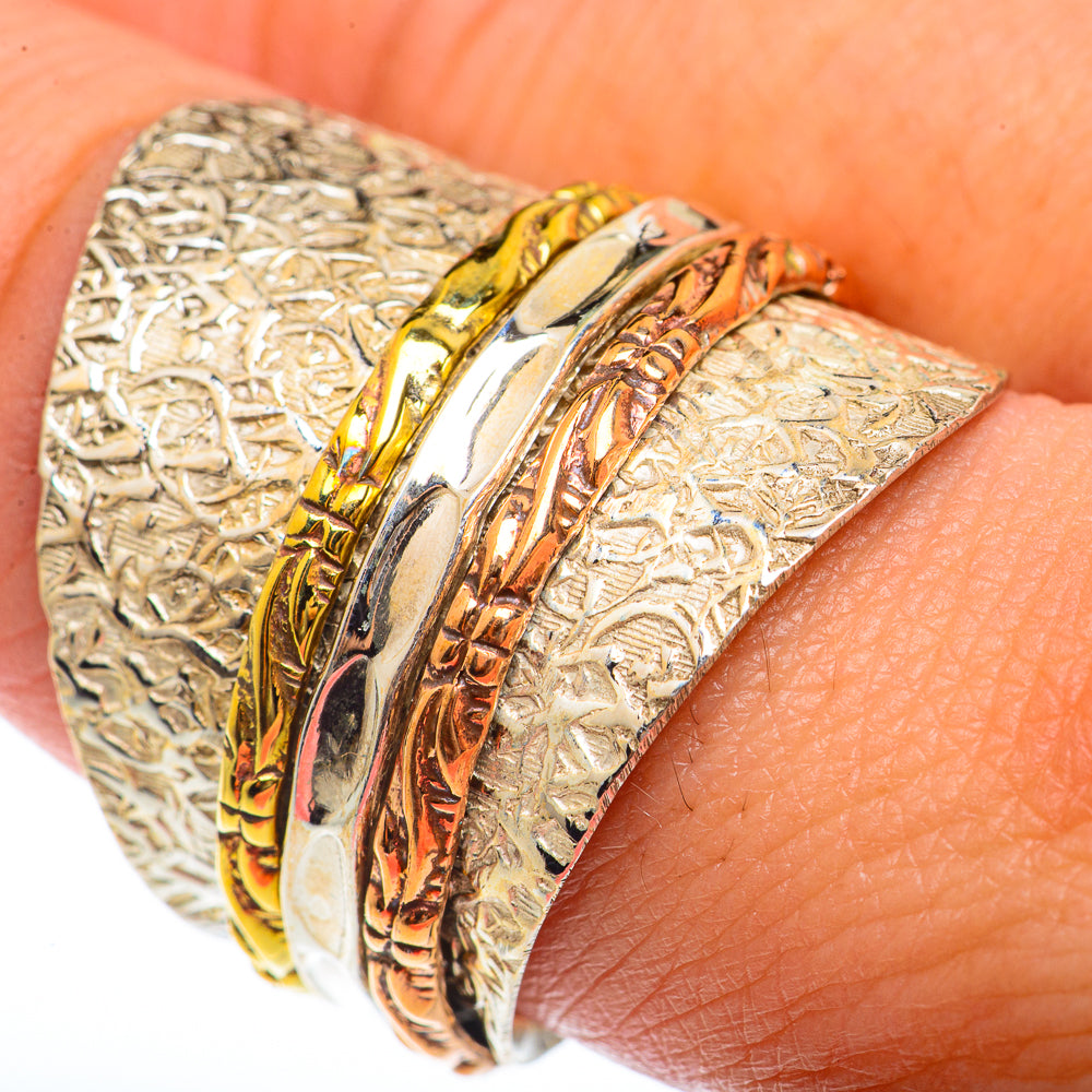 Meditation Spinner Rings handcrafted by Ana Silver Co - RING73466