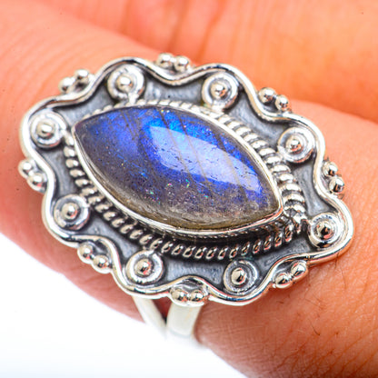 Labradorite Rings handcrafted by Ana Silver Co - RING73478