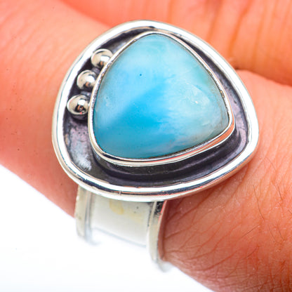 Larimar Rings handcrafted by Ana Silver Co - RING73479