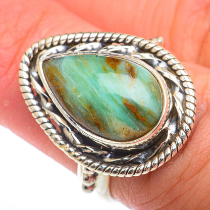 Peruvian Opal Rings handcrafted by Ana Silver Co - RING73484