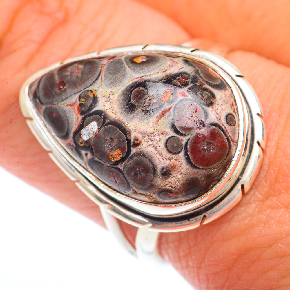 Poppy Jasper Rings handcrafted by Ana Silver Co - RING73487