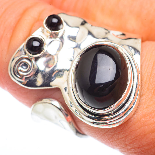 Black Onyx Rings handcrafted by Ana Silver Co - RING73506