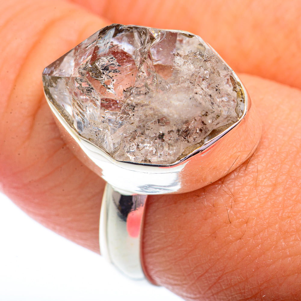 Herkimer Diamond Rings handcrafted by Ana Silver Co - RING73509