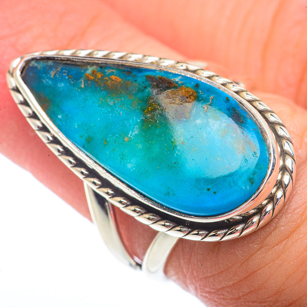 Peruvian Opal Rings handcrafted by Ana Silver Co - RING73527