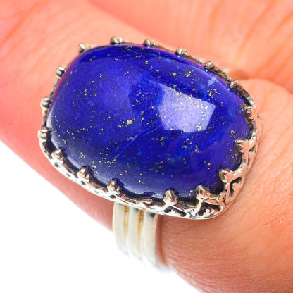 Lapis Lazuli Rings handcrafted by Ana Silver Co - RING73528