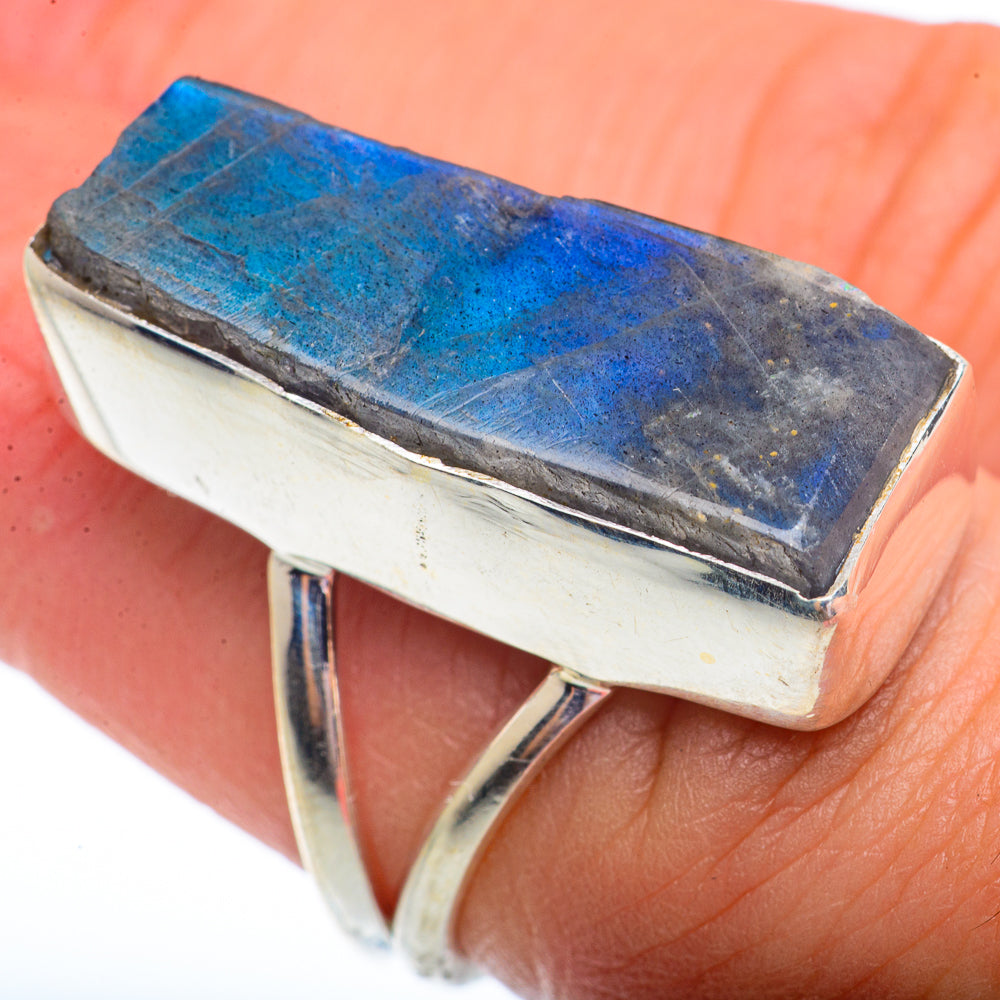 Labradorite Rings handcrafted by Ana Silver Co - RING73531