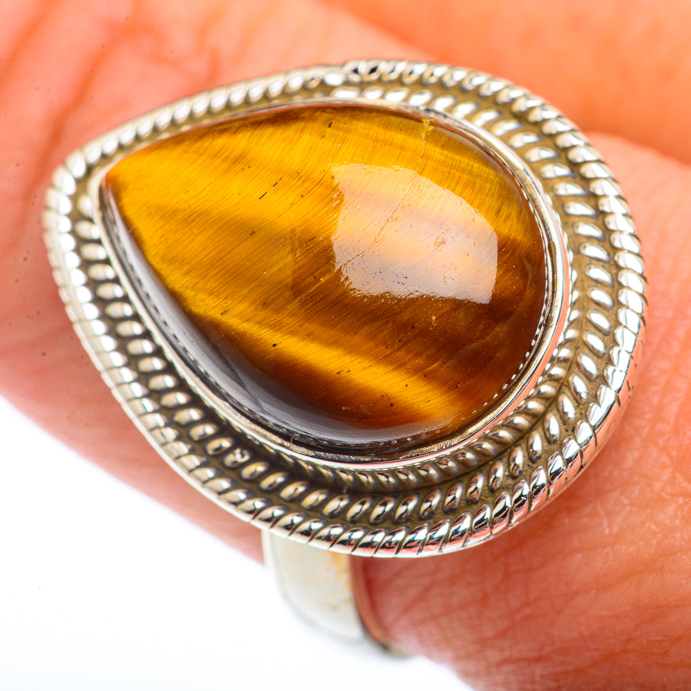 Tiger Eye Rings handcrafted by Ana Silver Co - RING73535