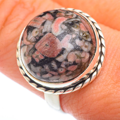 Crinoid Fossil Rings handcrafted by Ana Silver Co - RING73536