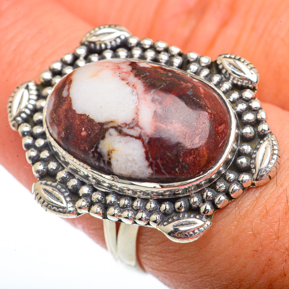 Red Jasper Rings handcrafted by Ana Silver Co - RING73537