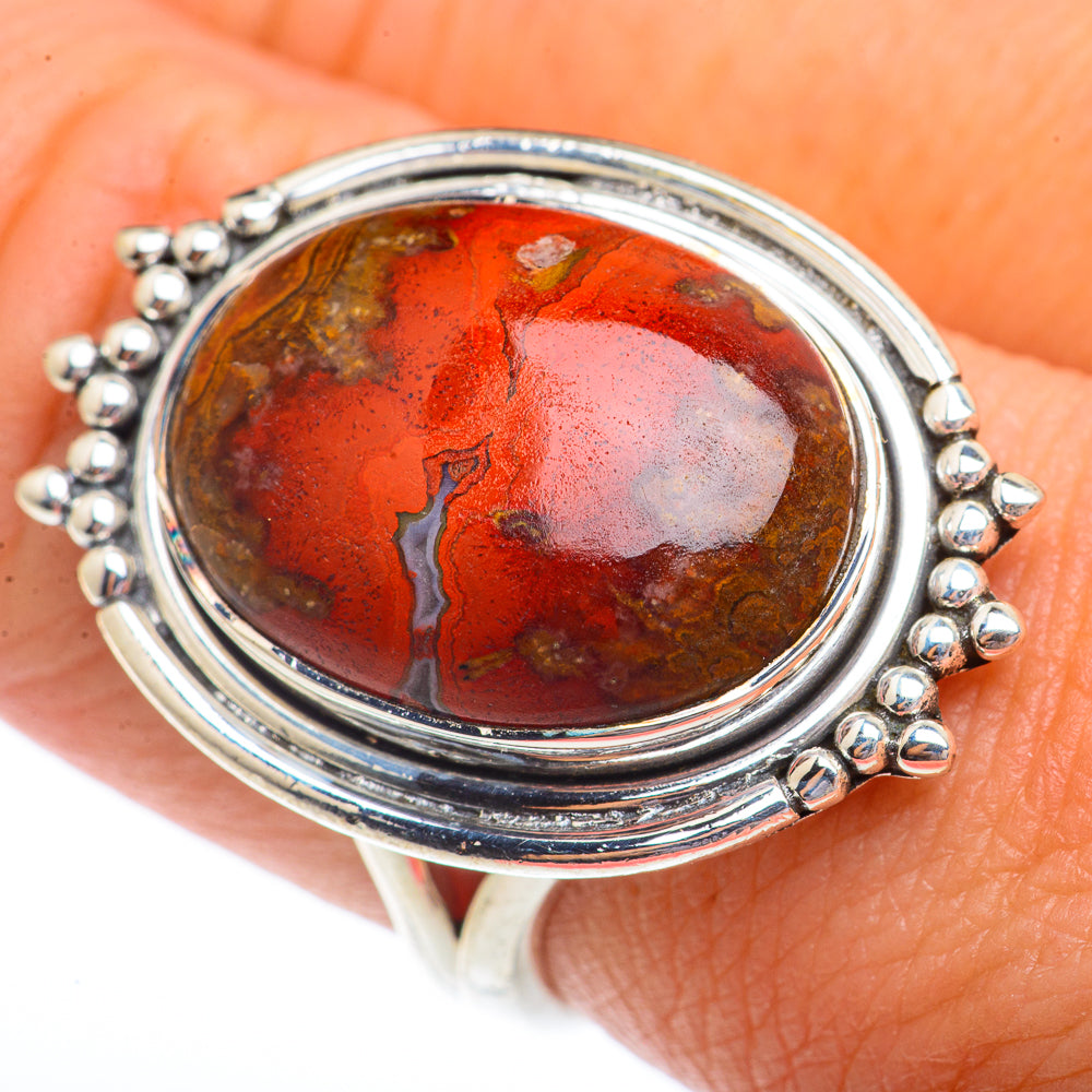 Red Jasper Rings handcrafted by Ana Silver Co - RING73540