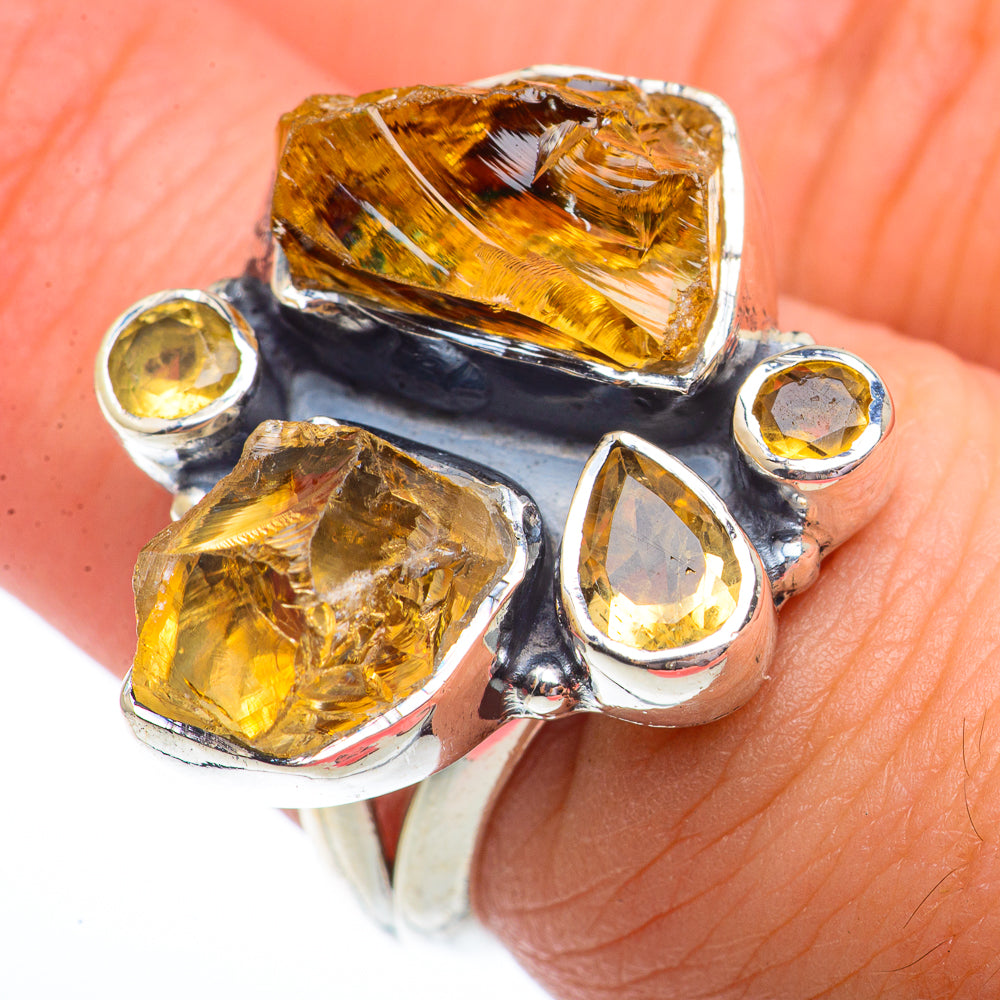 Citrine Rings handcrafted by Ana Silver Co - RING73542