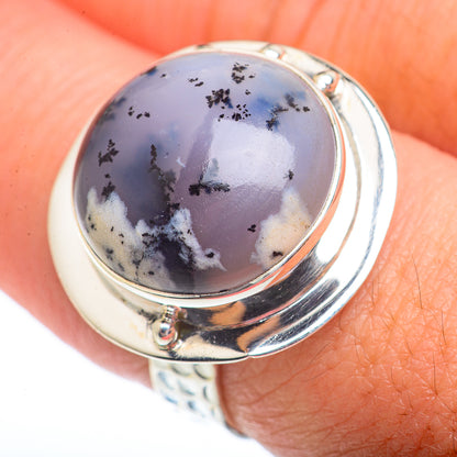 Dendritic Opal Rings handcrafted by Ana Silver Co - RING73558
