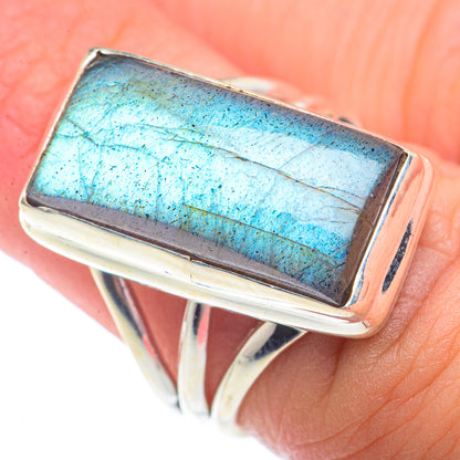 Labradorite Rings handcrafted by Ana Silver Co - RING73573