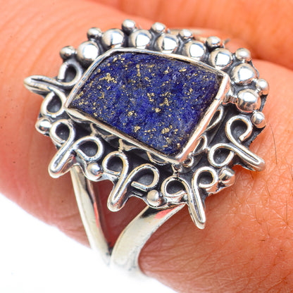 Lapis Lazuli Rings handcrafted by Ana Silver Co - RING73574