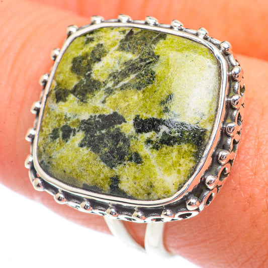 Rainforest Jasper Rings handcrafted by Ana Silver Co - RING73583