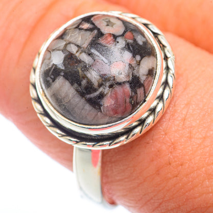 Crinoid Fossil Rings handcrafted by Ana Silver Co - RING73589