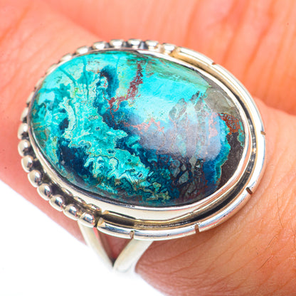 Chrysocolla Rings handcrafted by Ana Silver Co - RING73617