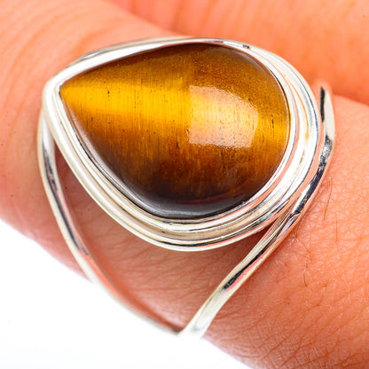 Tiger Eye Rings handcrafted by Ana Silver Co - RING73632
