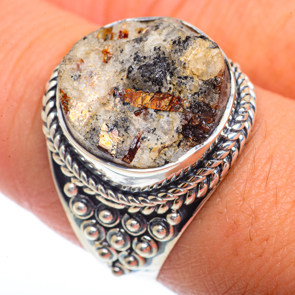 Astrophyllite Rings handcrafted by Ana Silver Co - RING73633