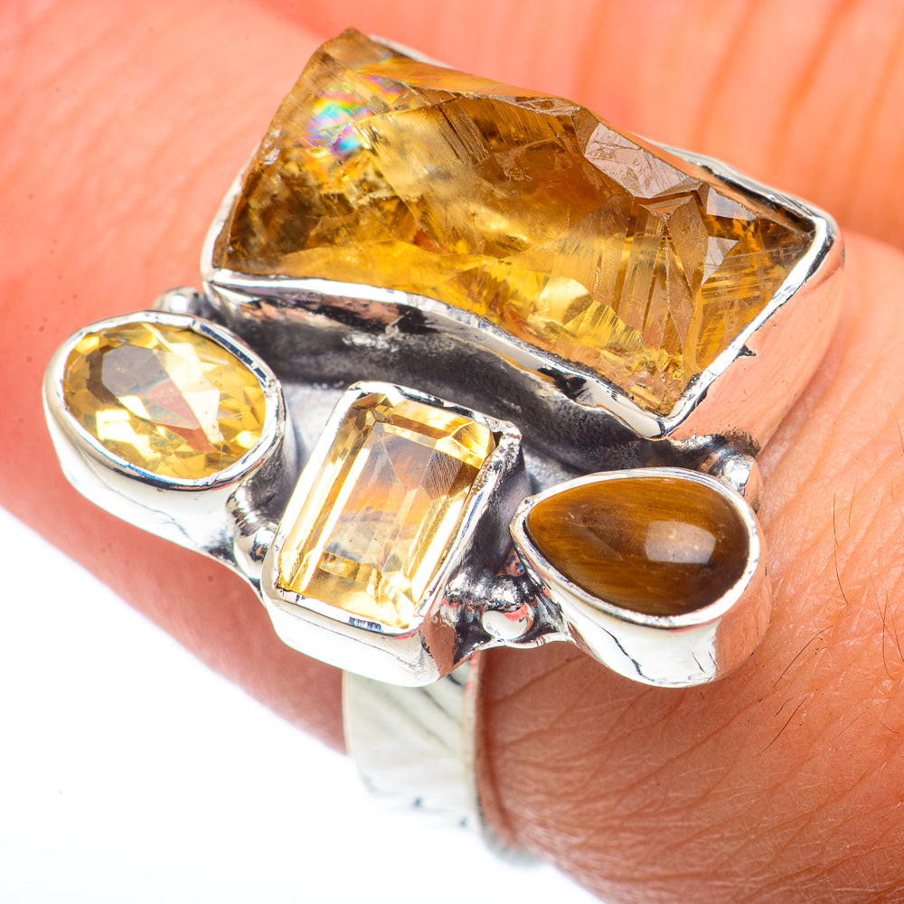 Citrine Rings handcrafted by Ana Silver Co - RING73635