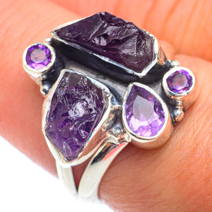 Amethyst Rings handcrafted by Ana Silver Co - RING73641