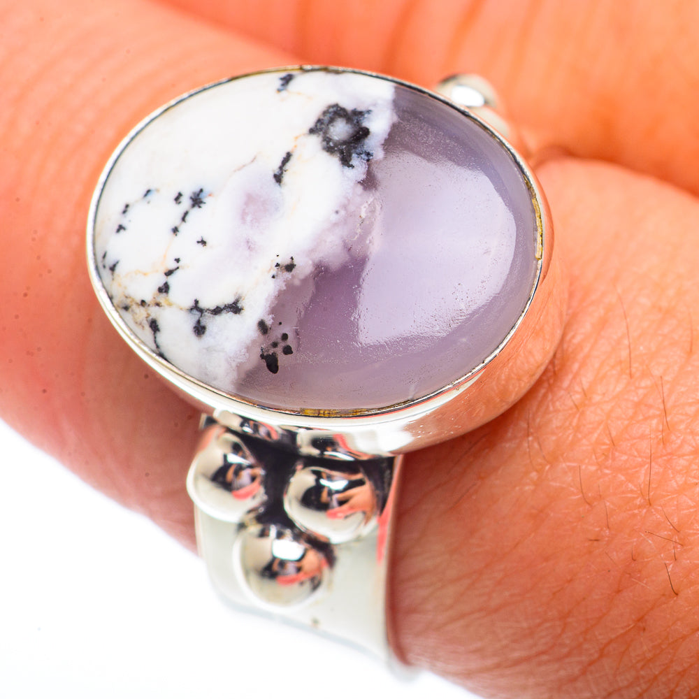 Dendritic Opal Rings handcrafted by Ana Silver Co - RING73654