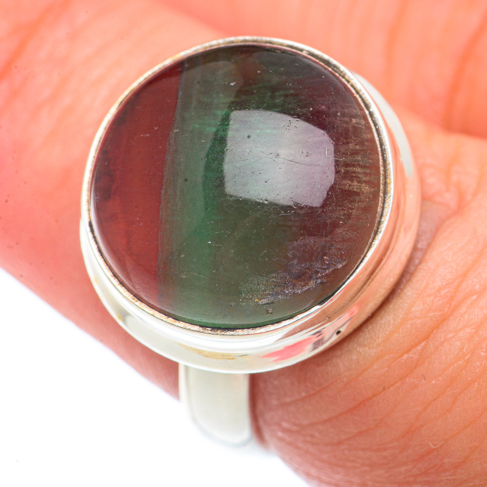 Green Fluorite Rings handcrafted by Ana Silver Co - RING73655