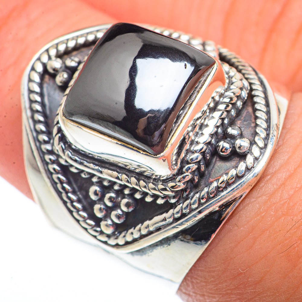Hematite Rings handcrafted by Ana Silver Co - RING73659