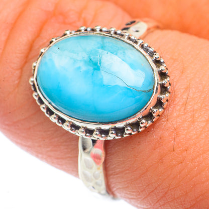 Larimar Rings handcrafted by Ana Silver Co - RING73667