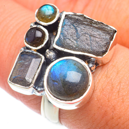Labradorite Rings handcrafted by Ana Silver Co - RING73668