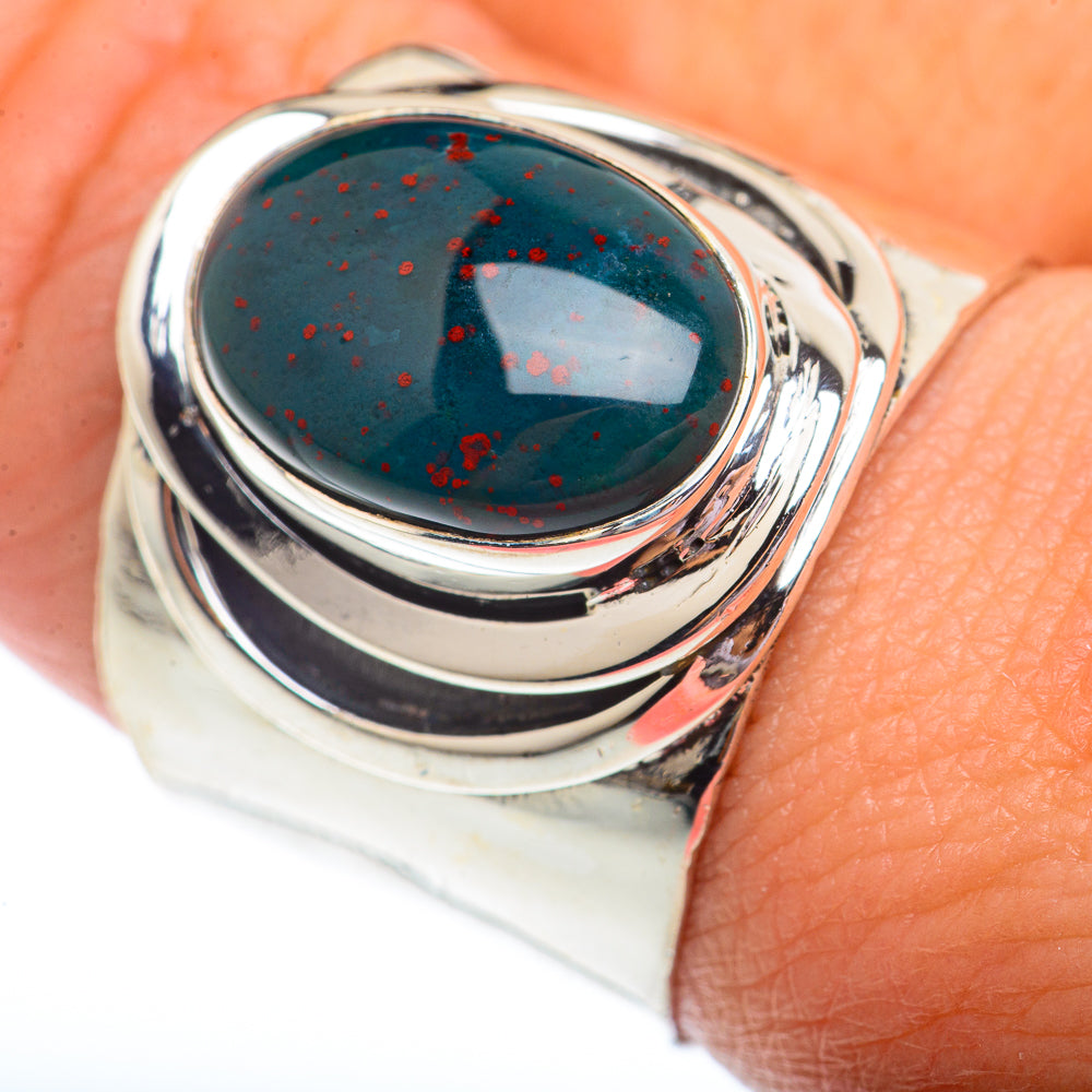 Bloodstone Rings handcrafted by Ana Silver Co - RING73673