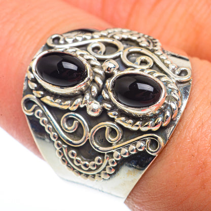 Black Onyx Rings handcrafted by Ana Silver Co - RING73693