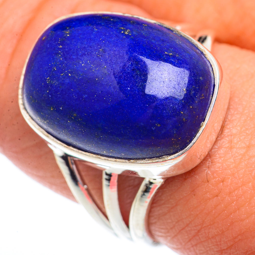 Lapis Lazuli Rings handcrafted by Ana Silver Co - RING73713