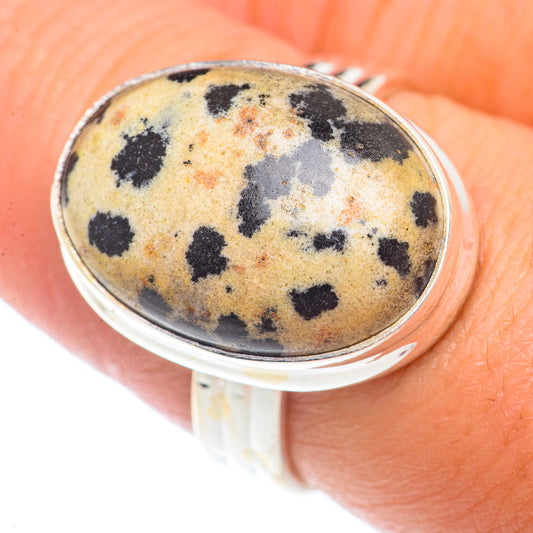 Dalmatian Jasper Rings handcrafted by Ana Silver Co - RING73723