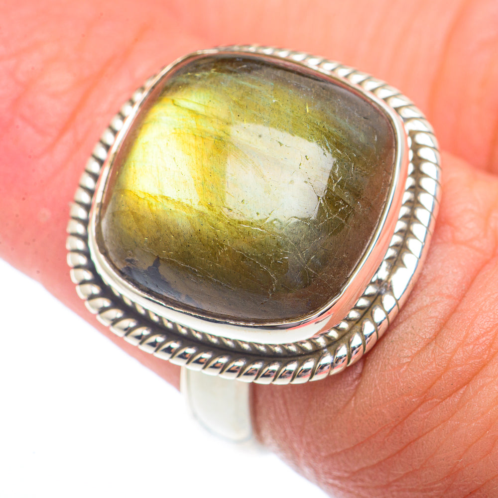 Labradorite Rings handcrafted by Ana Silver Co - RING73724