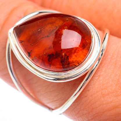 Baltic Amber Rings handcrafted by Ana Silver Co - RING73726