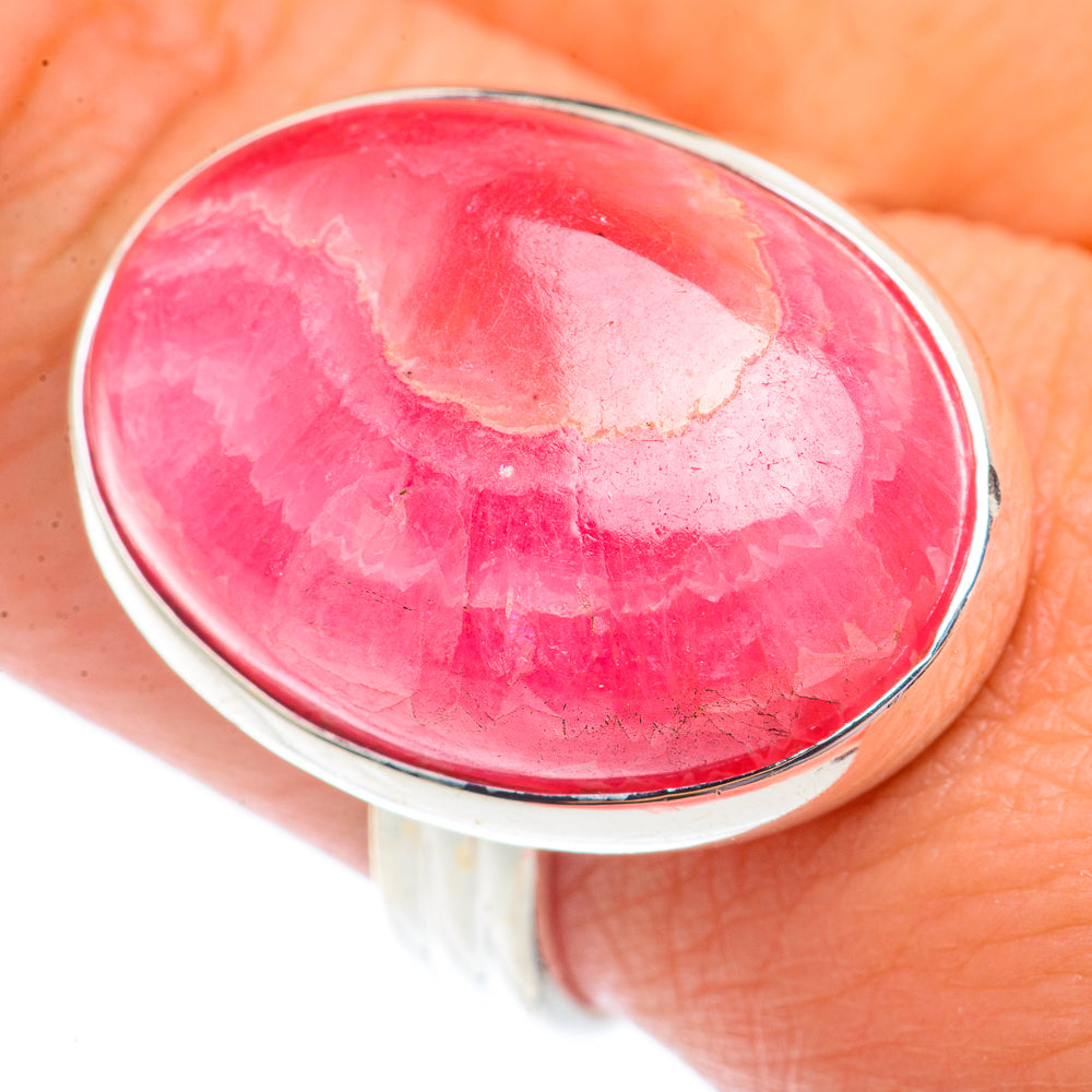 Rhodochrosite Rings handcrafted by Ana Silver Co - RING73727