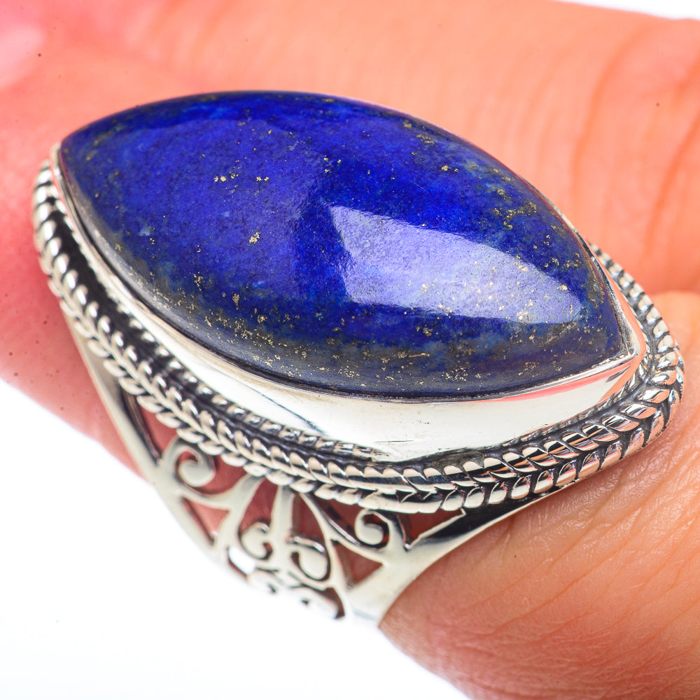 Lapis Lazuli Rings handcrafted by Ana Silver Co - RING73751