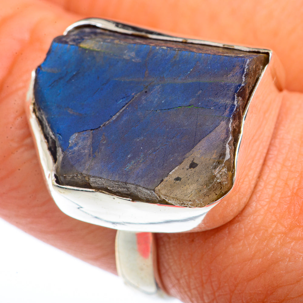 Labradorite Rings handcrafted by Ana Silver Co - RING73755