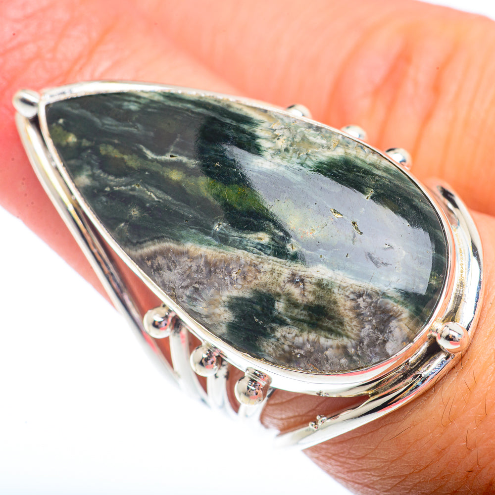 Ocean Jasper Rings handcrafted by Ana Silver Co - RING73762