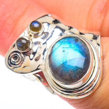 Labradorite Rings handcrafted by Ana Silver Co - RING73777