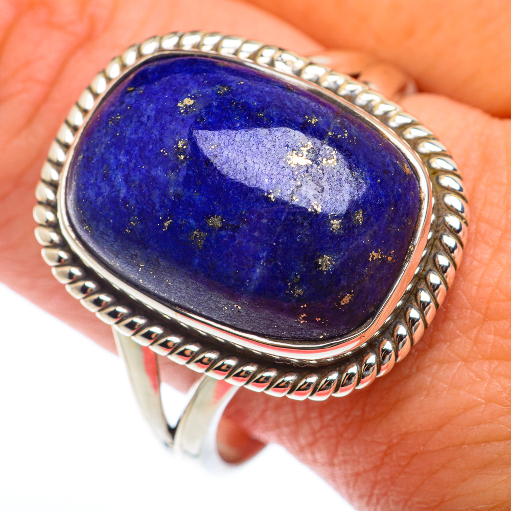 Lapis Lazuli Rings handcrafted by Ana Silver Co - RING73778