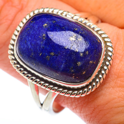Lapis Lazuli Rings handcrafted by Ana Silver Co - RING73778