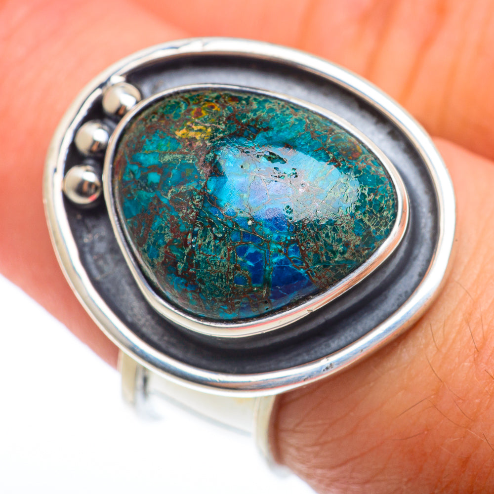 Shattuckite Rings handcrafted by Ana Silver Co - RING73782